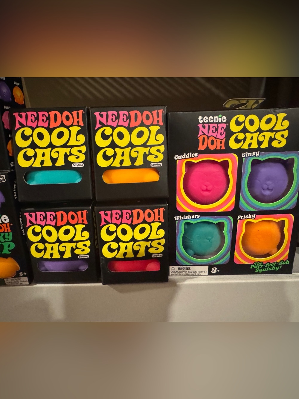 Authentic Needoh Cool Cats Bundle Brand New